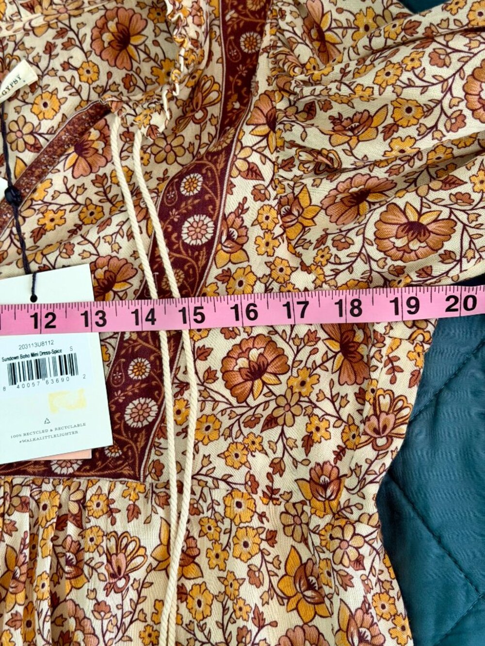 SOLD!!! Spell & The Gypsy Sundown Boho Mini Dress - Picture 8 of 14